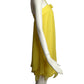PIERRE CARDIN (HAUTE COUTURE) - 2009 Yellow Chiffon Slip Dress, Size 6