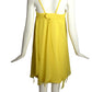 PIERRE CARDIN (HAUTE COUTURE) - 2009 Yellow Chiffon Slip Dress, Size 6