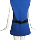 PIERRE CARDIN (HAUTE COUTURE)- 1996 Blue Wool Trapeze Dress, Size 6