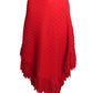PIERRE CARDIN- 1969 Red Wool Fringe Skirt, Size 6
