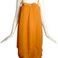PIERRE CARDIN (HAUTE COUTURE) - 2009 Orange Chiffon Slip Dress, Size 8