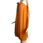PIERRE CARDIN (HAUTE COUTURE) - 2009 Orange Chiffon Slip Dress, Size 8