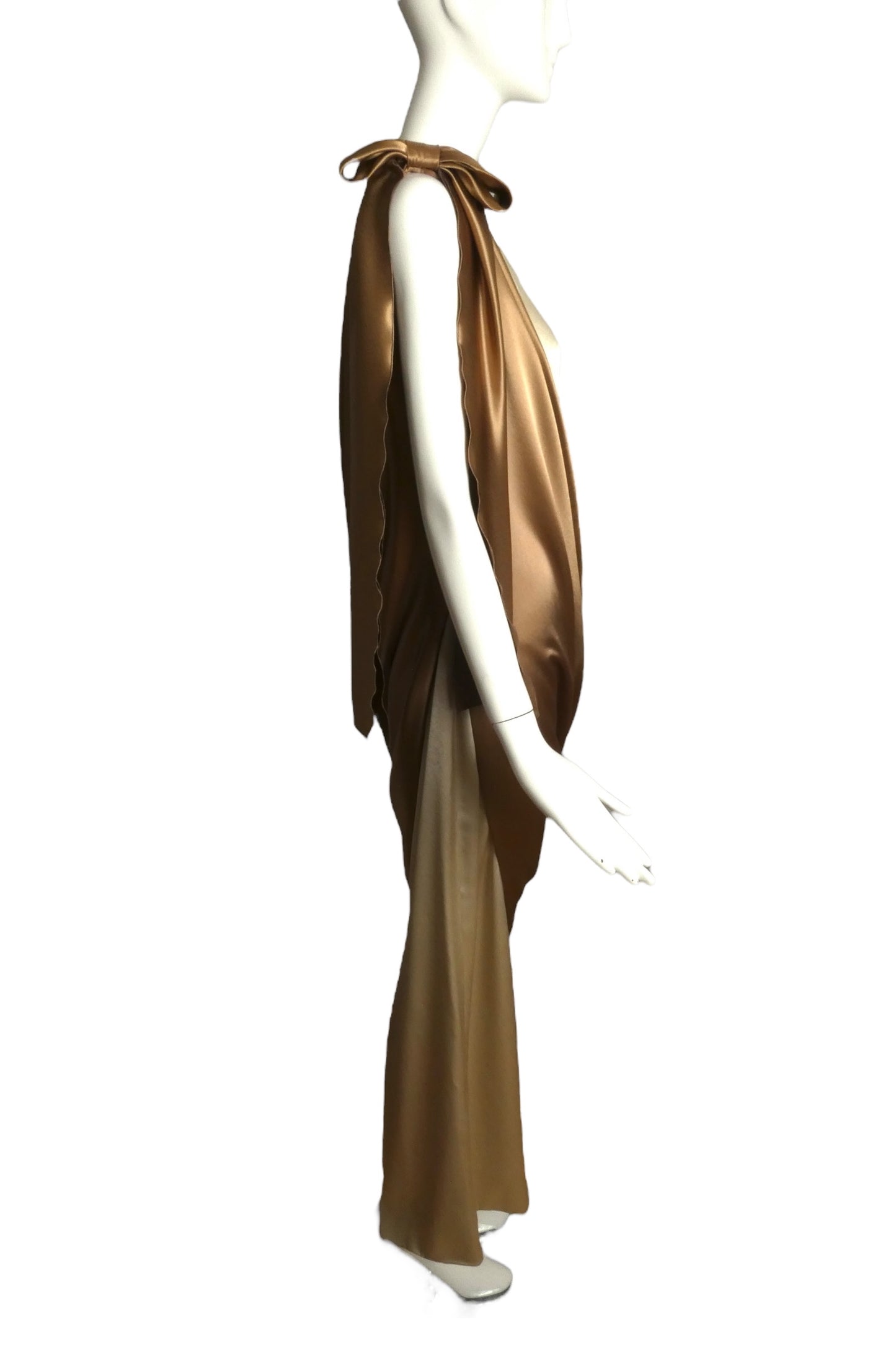 PIERRE CARDIN (HAUTE COUTURE)- 2012 Charmeuse Silk Evening Gown, Size 4