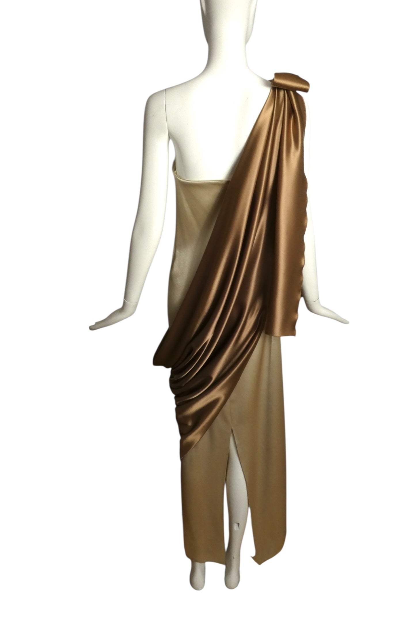 PIERRE CARDIN (HAUTE COUTURE)- 2012 Charmeuse Silk Evening Gown, Size 4