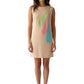 2011 Multi Color Rayon Mod Dress, Size 4