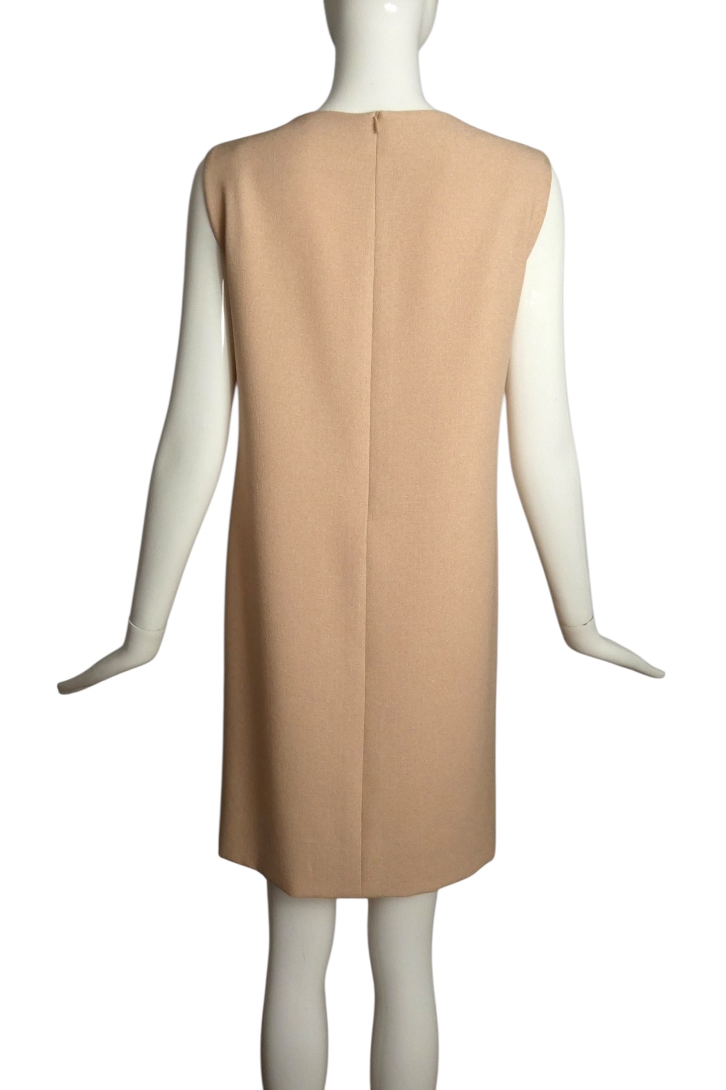 PIERRE CARDIN (HAUTE COUTURE)- 2011 Multi Color Rayon Mod Dress, Size 4