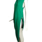 PIERRE CARDIN (HAUTE COUTURE)- 2000 Green Crepe Tassel Dress, Size 4
