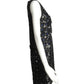 PIERRE CARDIN (HAUTE COUTURE)- 2006 Black Jeweled Lace Dress, Size 4