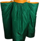 PIERRE CARDIN- 1999 Green & Orange Taffeta Overskirt, Size 4