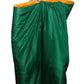 PIERRE CARDIN- 1999 Green & Orange Taffeta Overskirt, Size 4