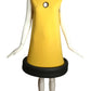 PIERRE CARDIN (HAUTE COUTURE)- 2010 Yellow Knit Tube Dress, Size 6
