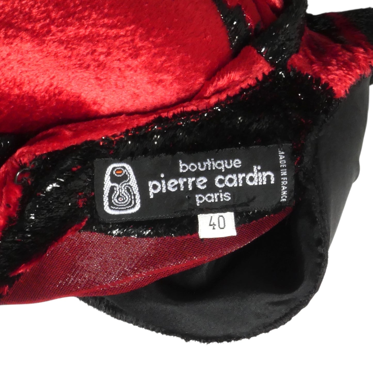 PIERRE CARDIN (HAUTE COUTURE)- 1996 2pc Velvet Pant Ensemble, Size 6