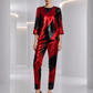 PIERRE CARDIN - 1996 2pc Velvet Pant Ensemble, Size 6