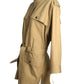 PIERRE CARDIN (HAUTE COUTURE)-1997 Khaki Cotton Trench Coat, Size 8