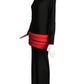 PIERRE CARDIN(HAUTE COUTURE)- 2012 Black & Red Knit Tube Dress, Size 6