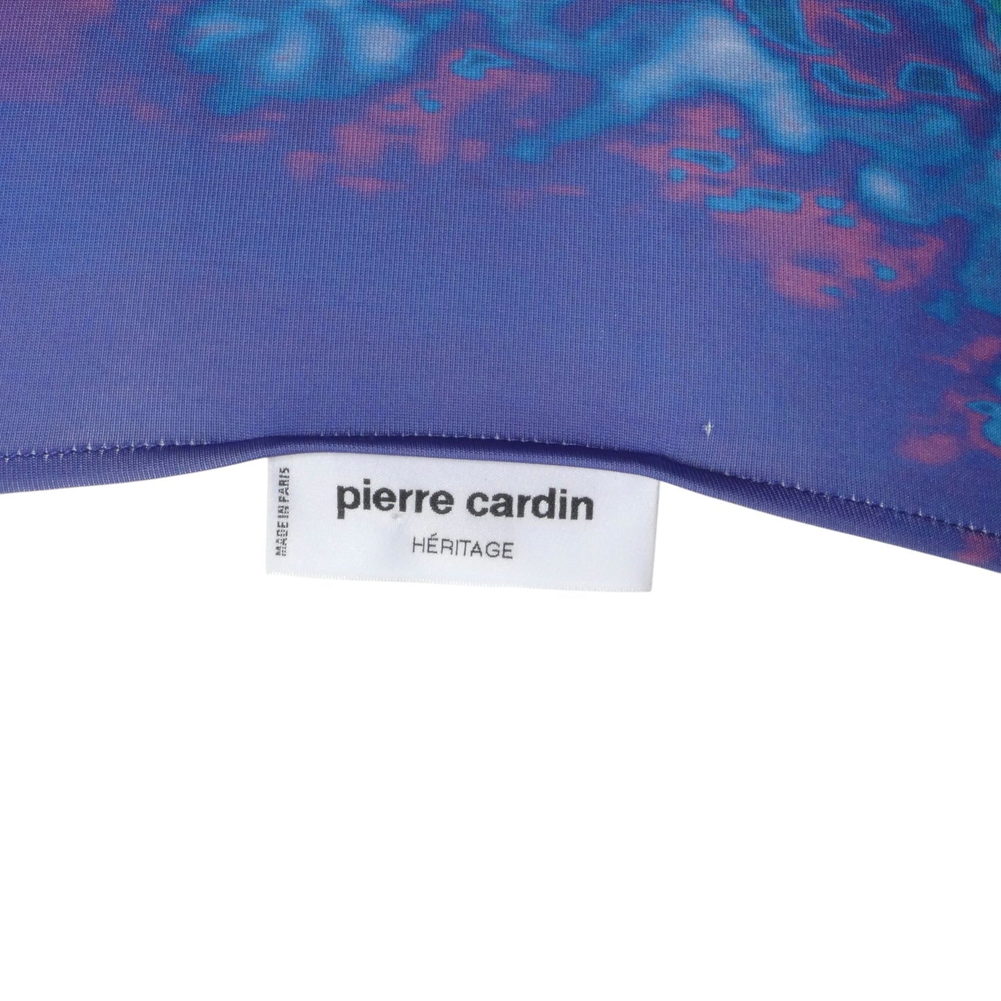 PIERRE CARDIN (HAUTE COUTURE)- 2009 Multi Color Jersey Knit Hoop Dress, Size 6