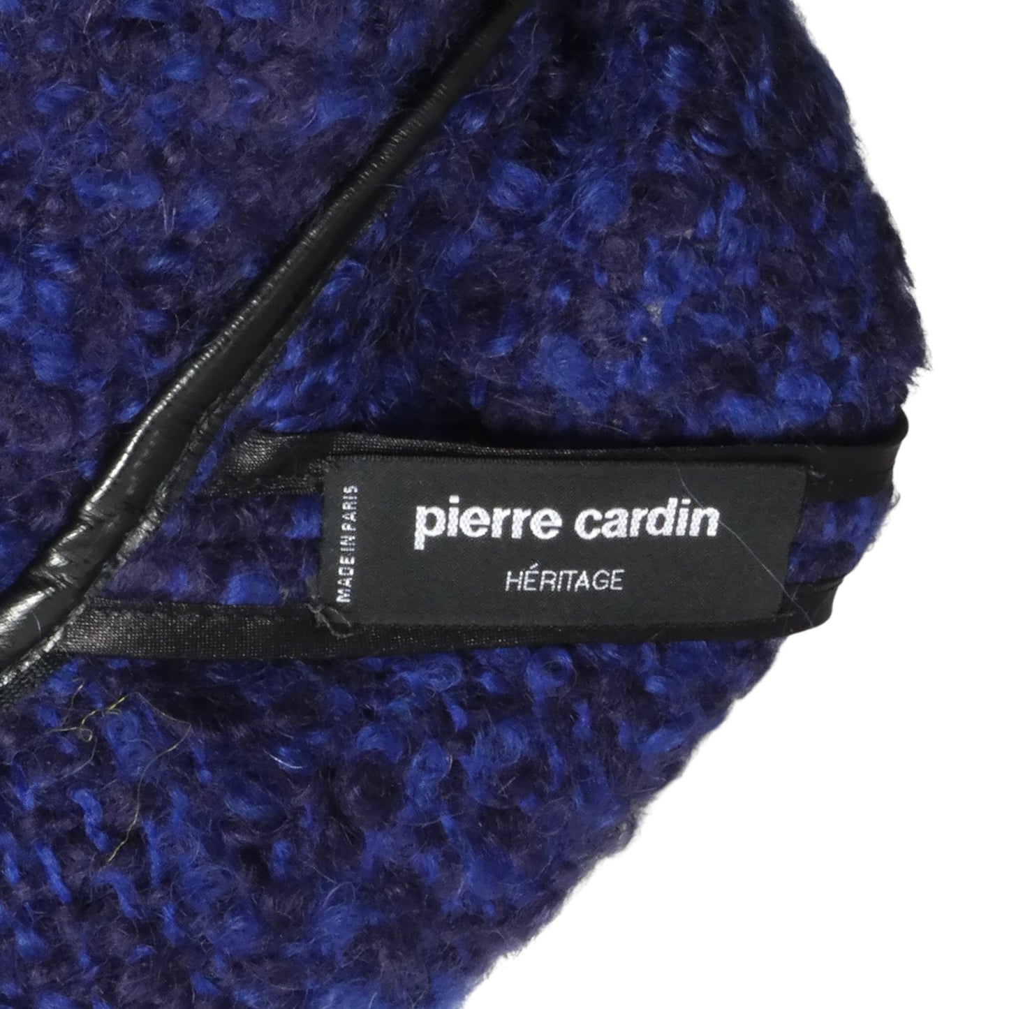 PIERRE CARDIN (HAUTE COUTURE)- 2008 Wool Boucle Knit Vest, Size 8
