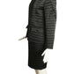 PIERRE CARDIN- 1980s Black Quilted Skirt Suit, Size 4