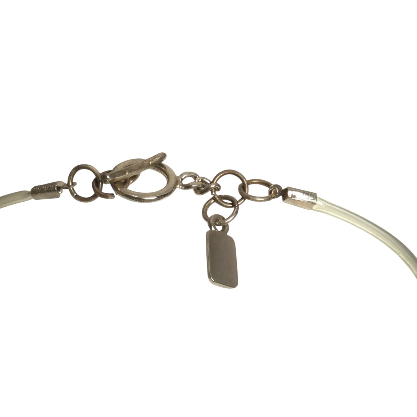 PIERRE CARDIN-1995 Acrylic & PVC Tube Necklace