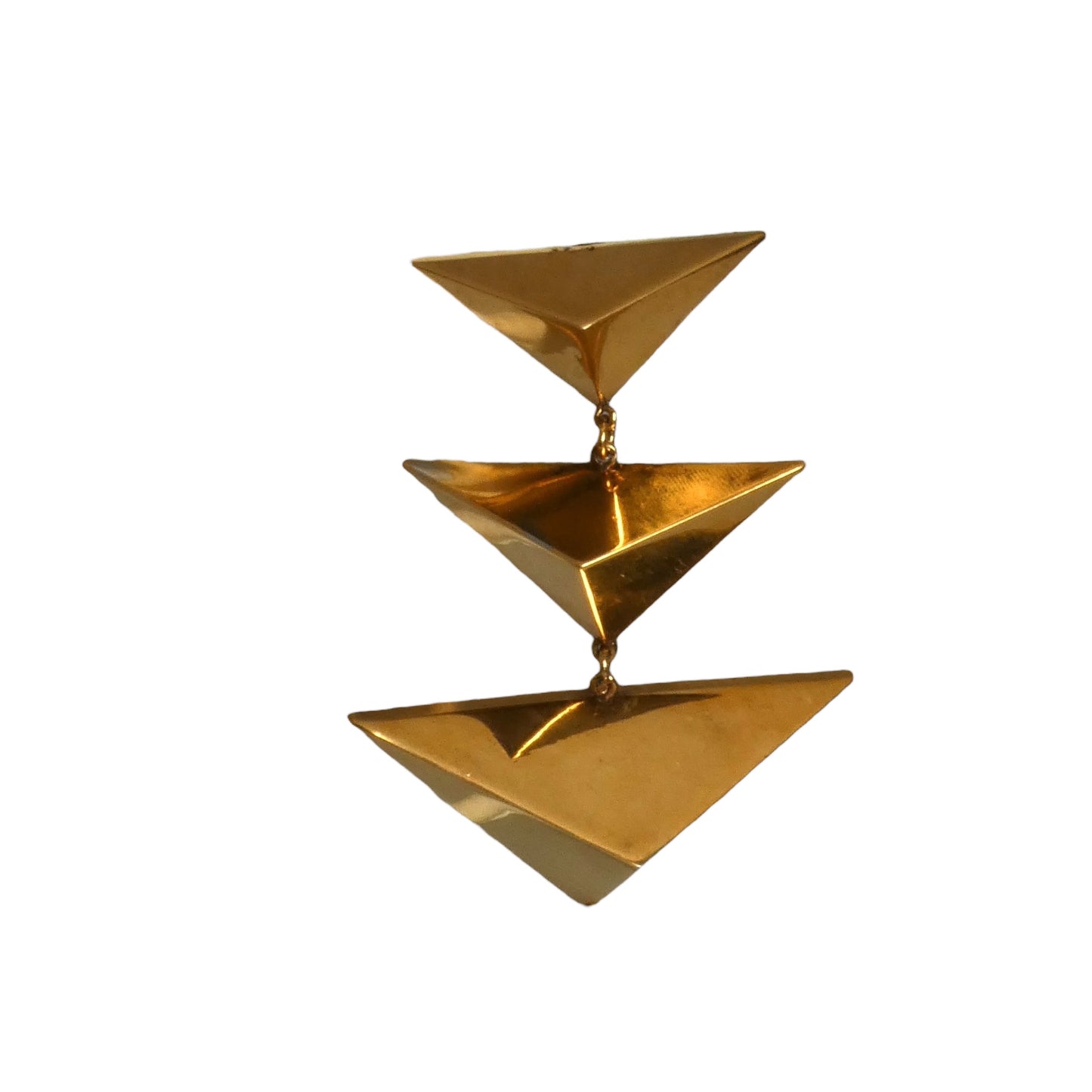 PIERRE CARDIN-1988 Gold Drop Earring