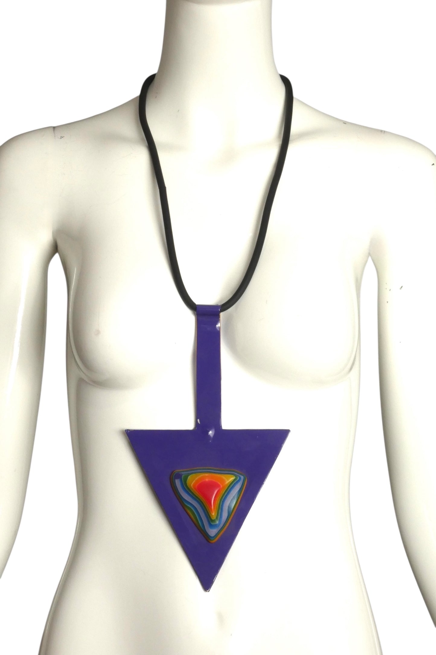 PIERRE CARDIN-2009 Purple Pendant Necklace