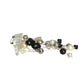 PIERRE CARDIN-1990 Beaded Fringe Acrylic Brooch