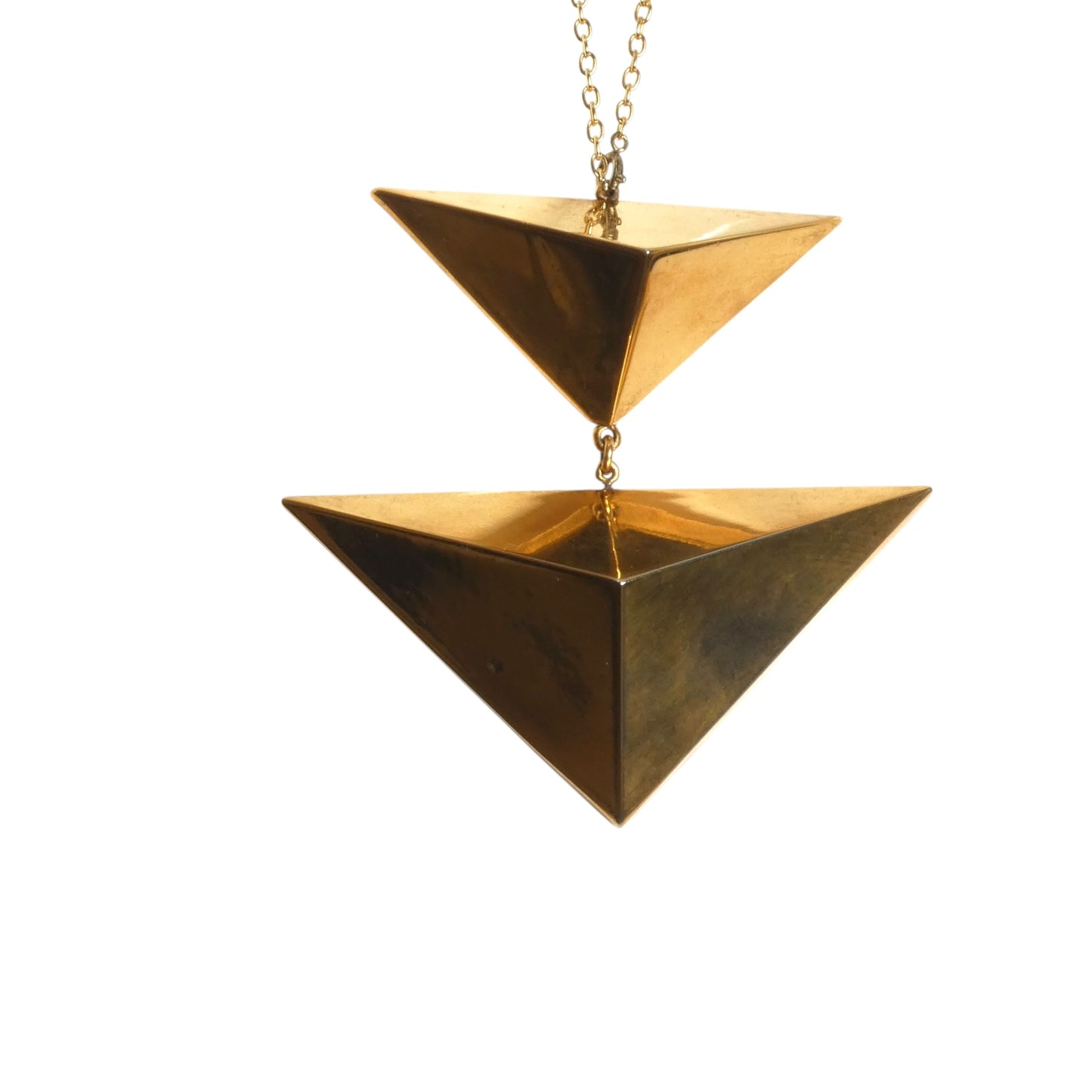 PIERRE CARDIN-1988 Gold Pendant Necklace