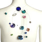 PIERRE CARDIN-2010 Fillament & Gemstone Necklace