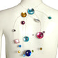 PIERRE CARDIN-2010 Fillament & Gemstone Necklace