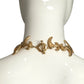 PIERRE CARDIN-1990s Gold Gilt Metal Necklace
