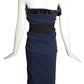 2010 Ruffled Cotton Dress, Size 4