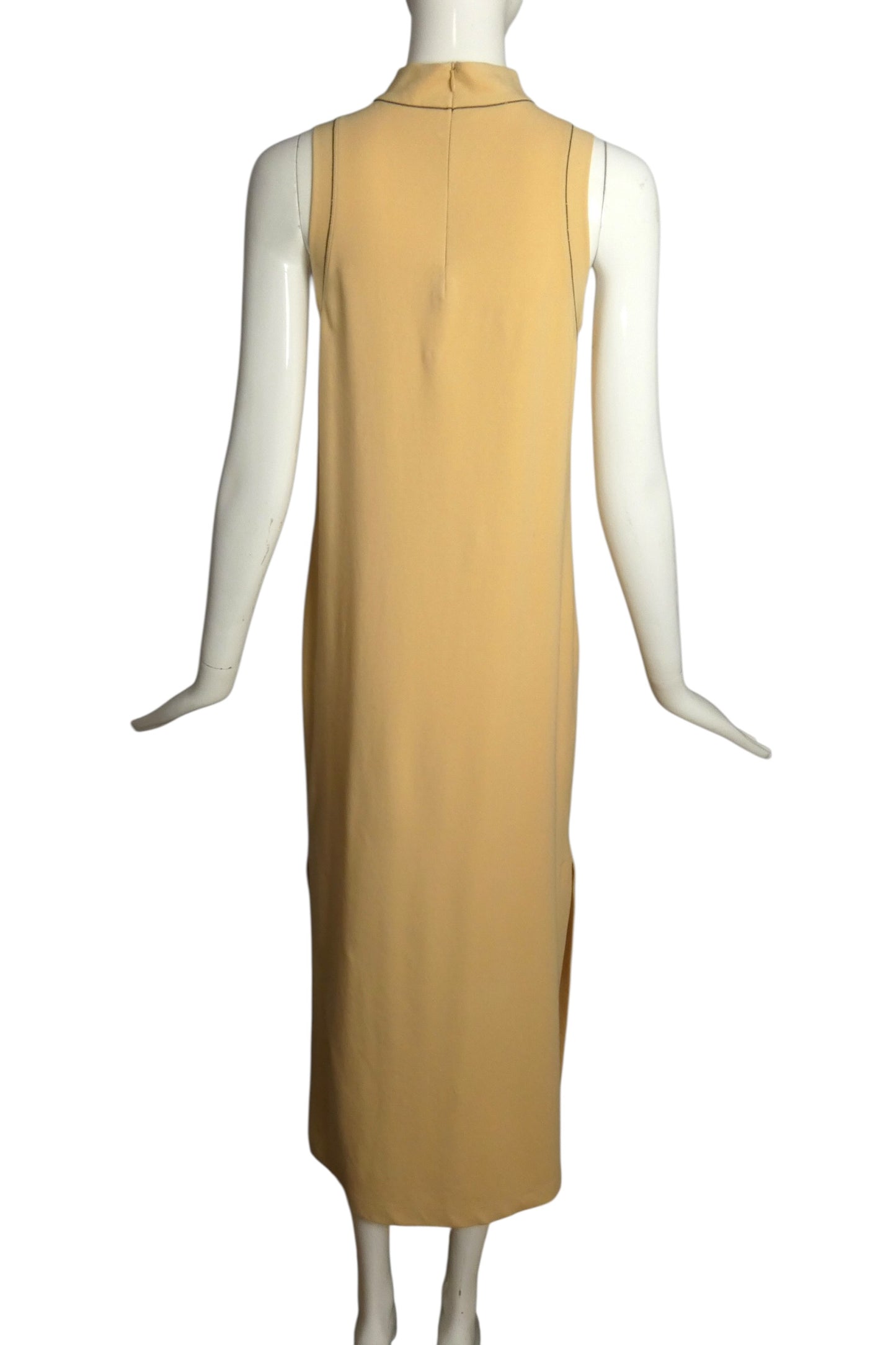 2010s Cotton Knit Midi Dress, Size Small