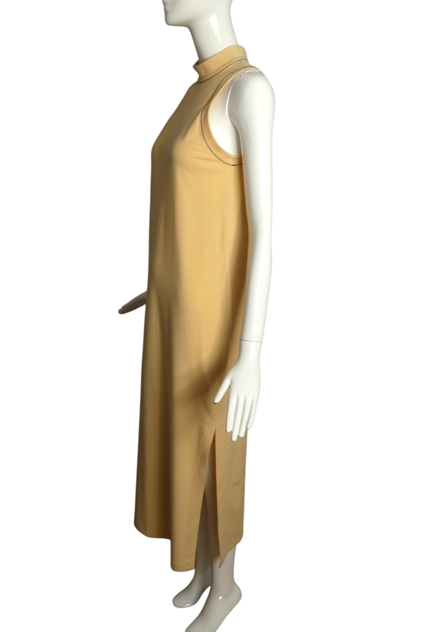 2010s Cotton Knit Midi Dress, Size Small