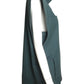 PIERRE CARDIN (HAUTE COUTURE)-1980s Teal Sculptured Wool Vest, Size-10