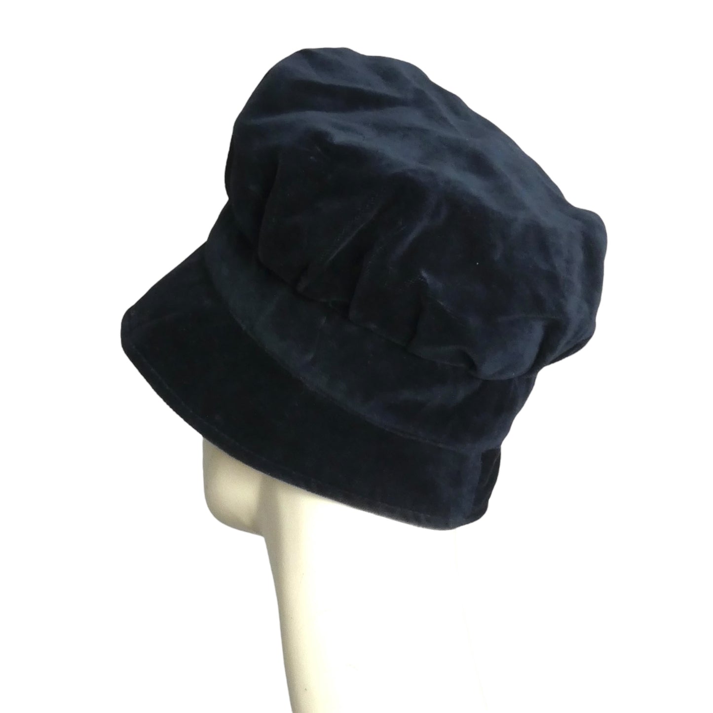 PIERRE CARDIN- 1980s Navy Velvet Hat