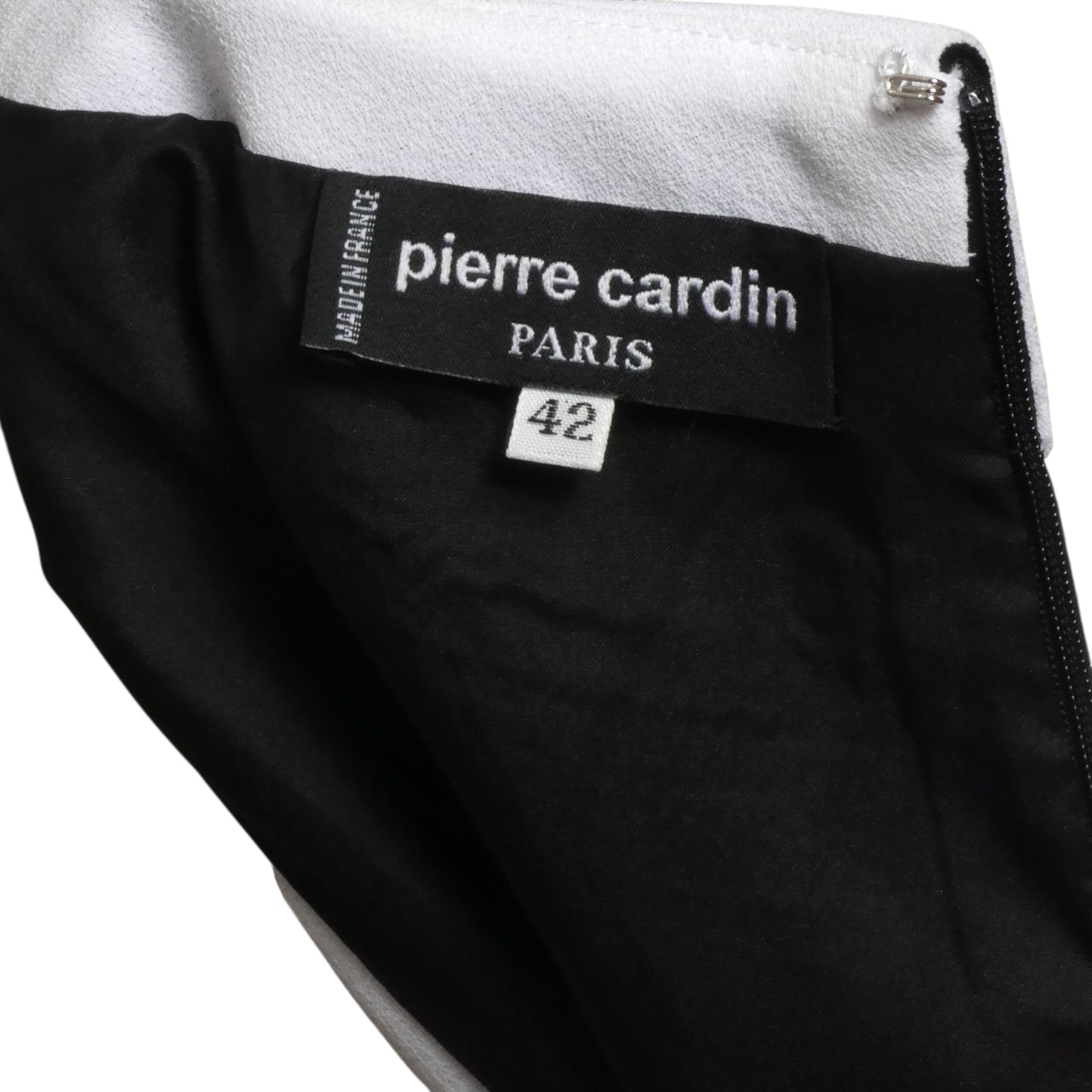 PIERRE CARDIN (HAUTE COUTURE)- 2000s Black Color Block Dress, Size 6