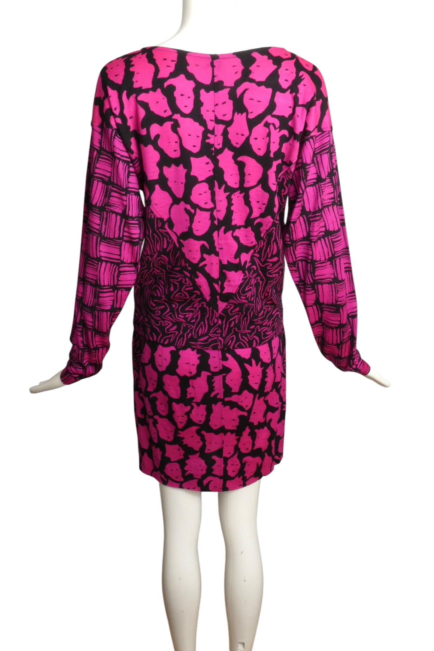 1970s Wool Knit 2pc Ensemble, Size-6