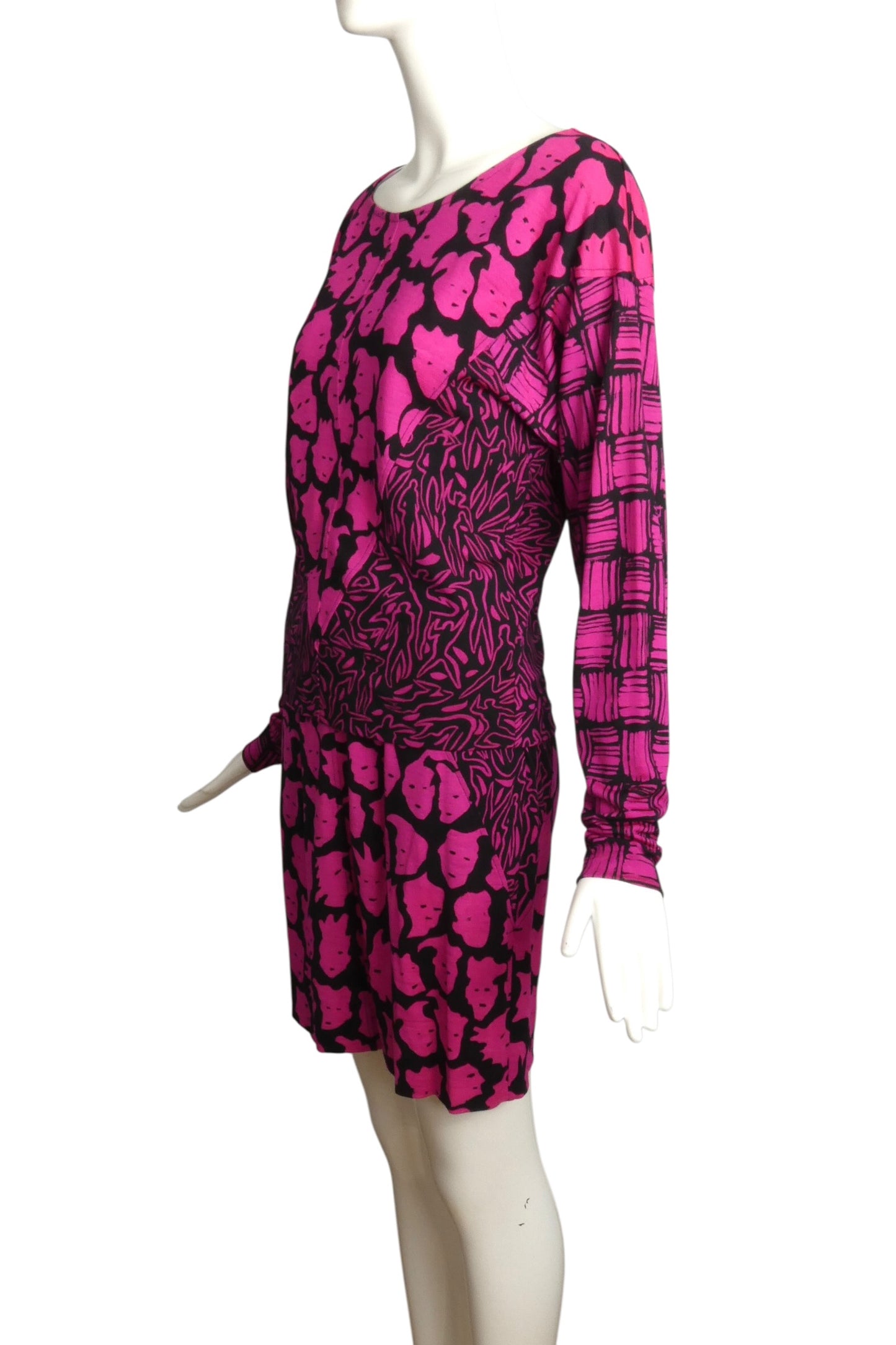 1970s Wool Knit 2pc Ensemble, Size-6