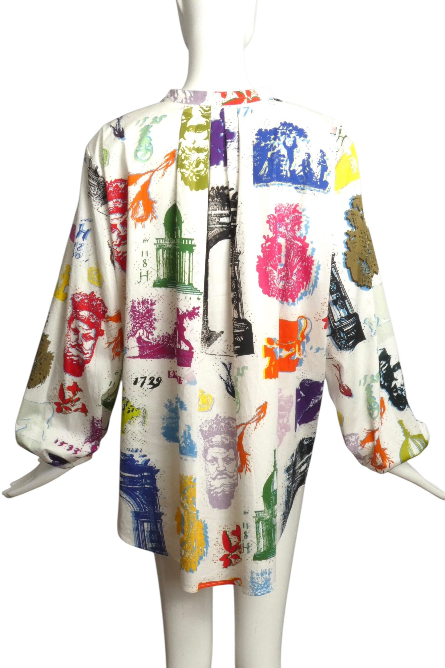 LIBERTINE- 2023 Printed Cotton Blouse, Size Large