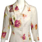 CHRISTIAN LACROIX- 1999 Floral Silk Blazer, Size 6