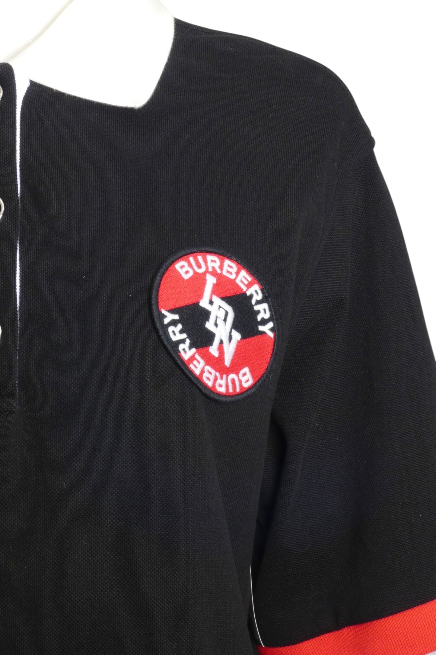 BURBERRY- 2019 Double Polo Cotton Dress, Size Medium