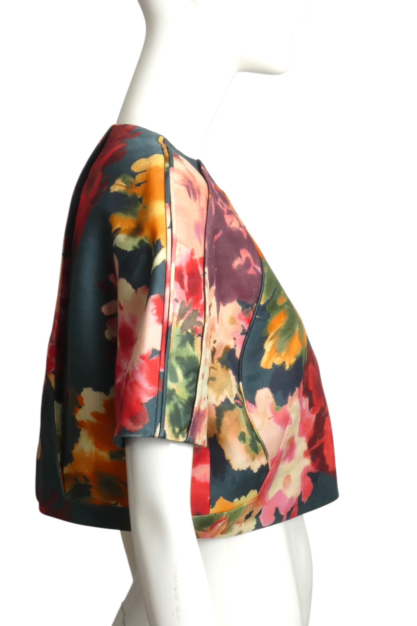 2013 Floral Satin Bolero, Size 8
