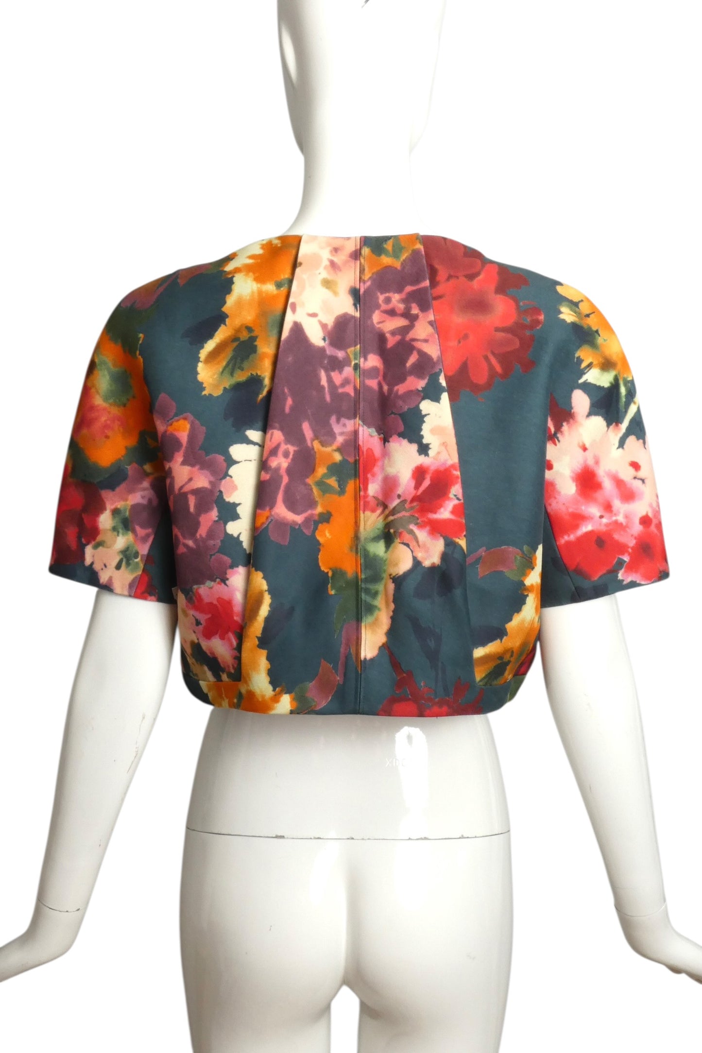 2013 Floral Satin Bolero, Size 8