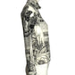 YOHJI YAMAMOTO- 2003 Printed Turtleneck Top, Size 4
