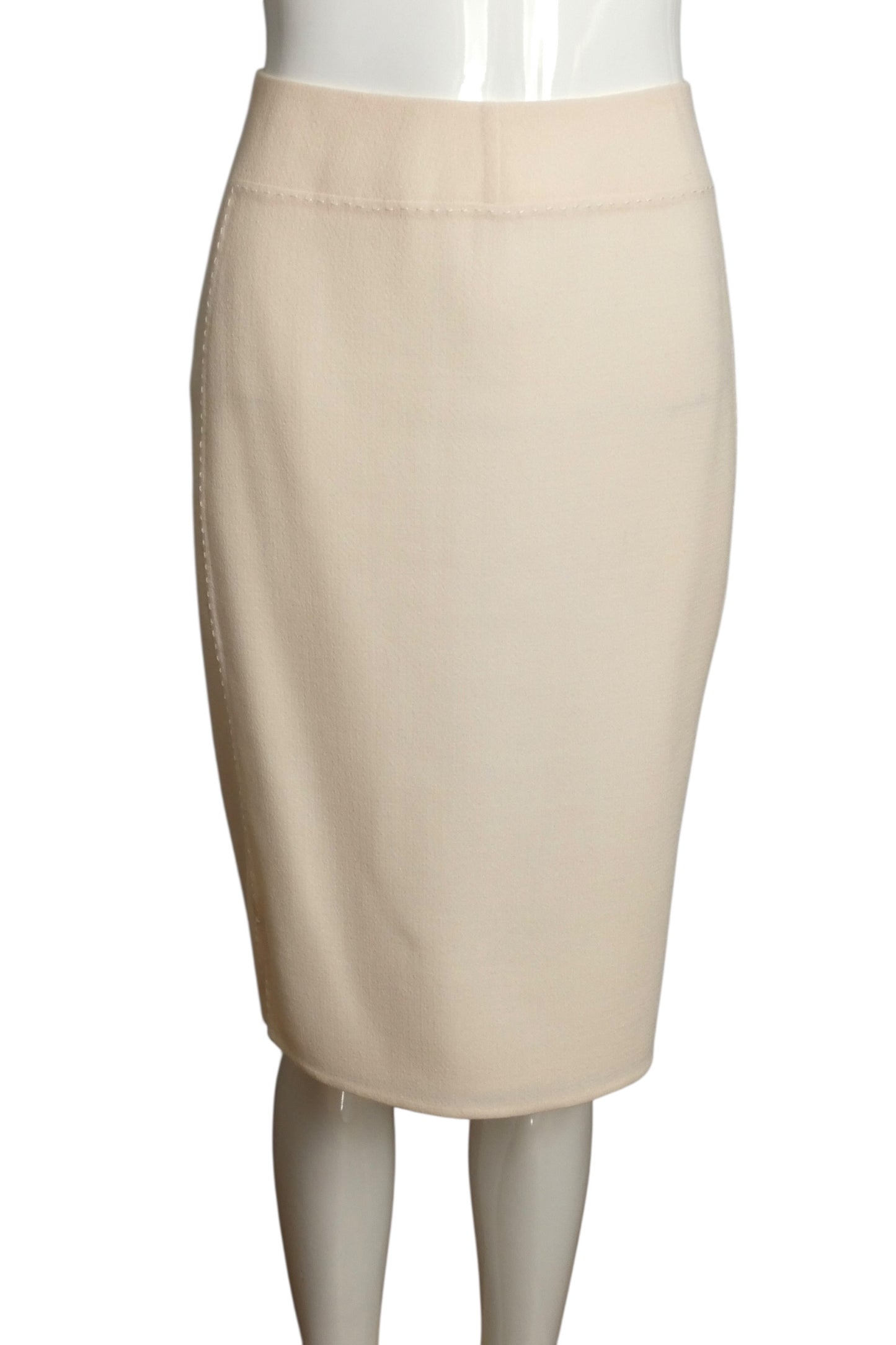 CHADO- 2011 Ivory Wool Cutwork Skirt Suit, Size 6