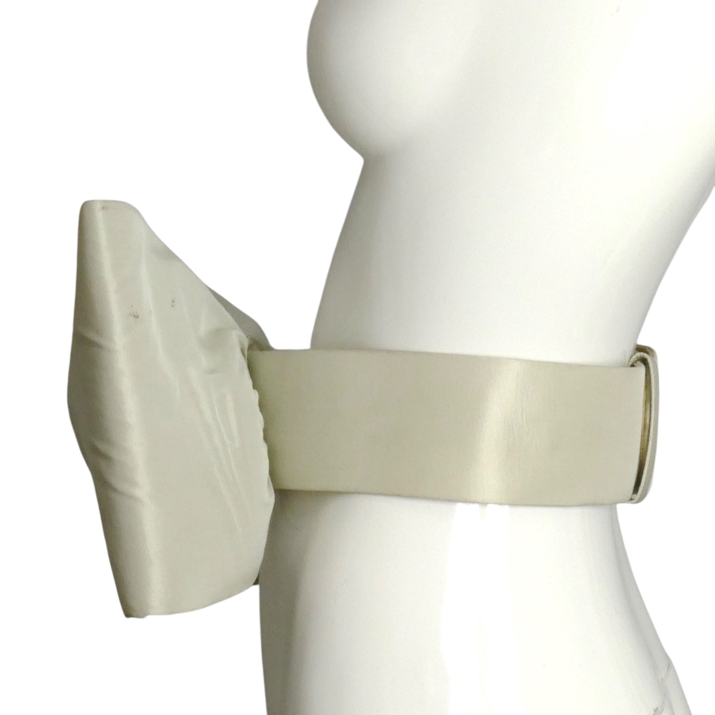 PIERRE CARDIN HERITAGE (HAUTE COUTURE)- 2008 Blue Taffeta Bow Belt