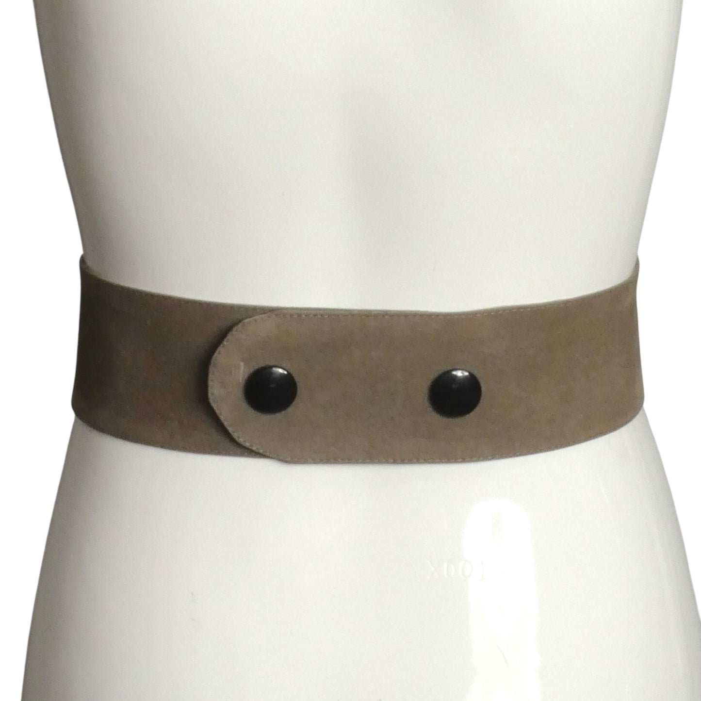 PIERRE CARDIN HERITAGE (HAUTE COUTURE)- 2002 Taupe Suede Belt, W-31"