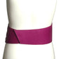 PIERRE CARDIN HERITAGE (HAUTE COUTURE)- 2008 Raspberry Leather Waist Belt, W-32"