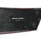 PIERRE CARDIN HERITAGE (HAUTE COUTURE)- 2008 Raspberry Leather Waist Belt, W-32"