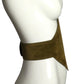 PIERRE CARDIN HERITAGE (HAUTE COUTURE)- 2002 Olive Sueded Belt, W-28"